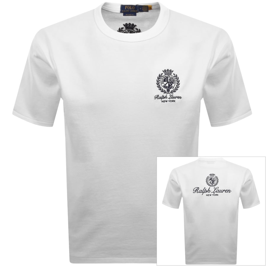 ★美品★ POLO RALPH LAUREN RLロゴ Tシャツ　ホワイト 半袖 Ralph Lauren Logo T Shirt White | Mainline Menswear us